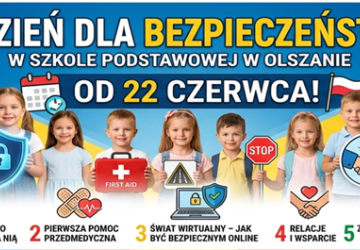 Tydzień dla Bezpieczeństwa w Szkole Podstawowej w Olszanie!